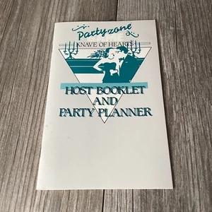Vintage Partyzone Knave of Hearts TSR Boardgame 1986 HOST BOOKLET & PARTY PLAN - Picture 1 of 12