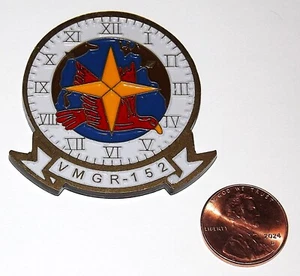 Moneda Desafío - USMC - VMGR-152 - Sumos - Ichi Go Ni - Okinawa - Japón - Imagen 1 de 2