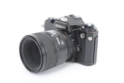 Appareil photo Nikon FE noir #33339249. Objectif AF Micro Nikkor f/2.8 - 60mm D - Photo 1/4