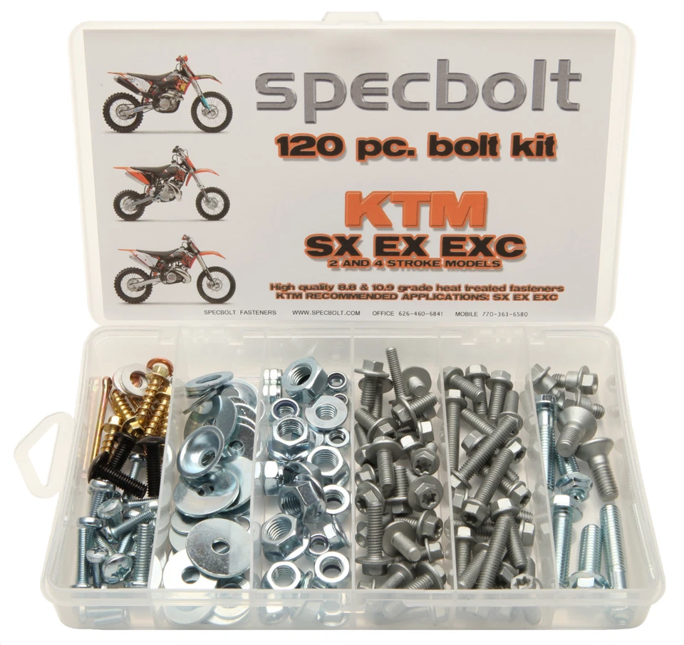 Kit de pernos para KTM SX EX EXC XC 50 65 85 105 150 125 250 300 450 520 525 530 Foto 1 de 4