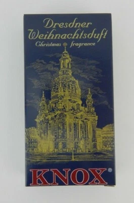 24 New Knox Incense Cones Dresden BLUE Gingerbread Pine Cinnamon Vanilla Myrrh  - Image 1 of 4