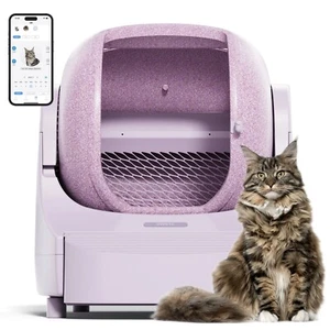 Dvpets Open-top Self Cleaning Cat Litter Box, Automatic Cat Litter Box With App - Picture 1 of 6