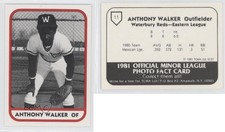1981 TCMA Minor League Anthony Walker #137