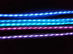 EL-FLOW LED Light Glow SMART Charger Cable for (MICRO USB) Samsung LG HTC Nokia - Picture 1 of 28