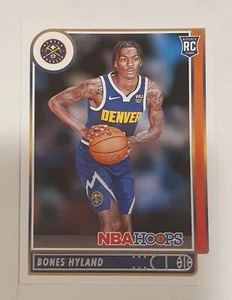 Bones Hyland 2021-22 Panini NBA Hoops Trading Card #224 Rookie Denver Nuggets - Picture 1 of 2