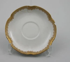 Limoges Haviland Untertasse Goldrand Frankreich France DEFEKT - Bild 1 von 2