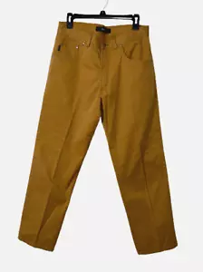 Bugatti Mens Mustard Brown Pants (33x30) - Picture 1 of 10