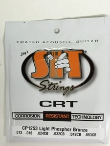 SIT CRT Coated Phosphor Bronze CP1253 Acoustic Strings - Light - 12 - 53 - Bild 1 von 1