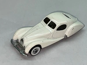 1987 Mattel Hot Wheels 1937 White Talbot Lago Die Cast Toy Car White Walls - Picture 1 of 10