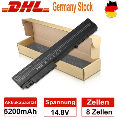 Akku HSTNN-OB60 HSTNN-LB60 für HP EliteBook 8530p 8530w 8540p 8540w 5200mAh NEU - Bild 1 von 4