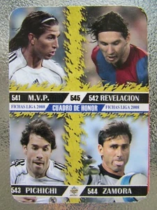 MESSI & SERGIO RAMOS 2007-08 MUNDICROMO INSERT "CUADRO DE HONOR" (#A) - Picture 1 of 3