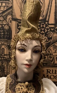 Alexandra Kukinova Porcelain AXINIA Doll, Signed By Artist In Original Box - Picture 1 of 11