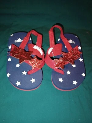 Gymboree Toddler Size 3-4 Red, White, & Blue Sandals - Image 1 of 4