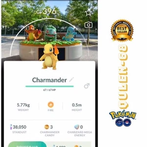 Pokémon Go - Shiny Charmander Background Osaka Japan - Trade Registered Or PtC - Picture 1 of 1
