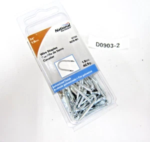 National Hardware N278-861 V7720 Wire Staples, 3/4" D0903-2 dwr - Picture 1 of 3