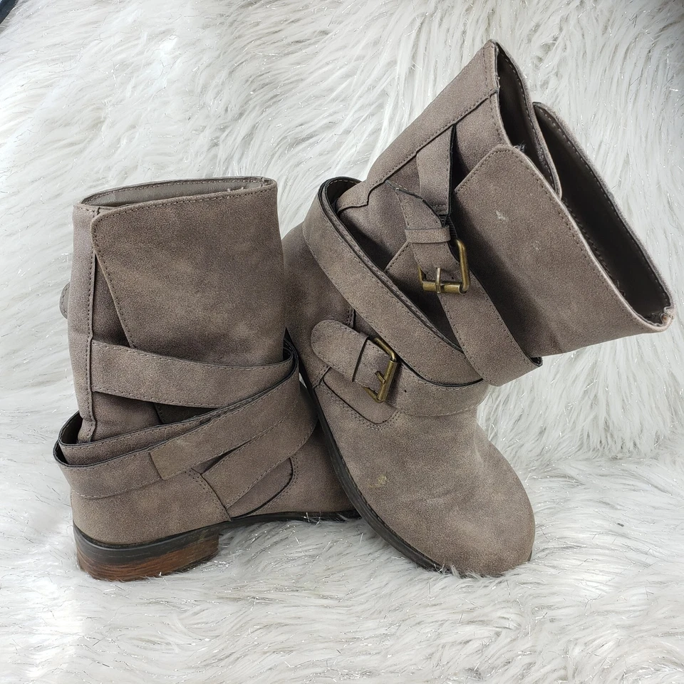 Botines informales RAMPAGE Islet gris topo para mujer talla 6,5 M Foto 1 de 4