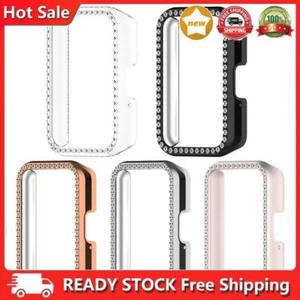 PC Diamond Inlaid Case Watch Half Cover Case Dustproof for Samsung Galaxy Fit 3 - Zdjęcie 1 z 17