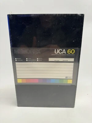 VINTAGE SEALED Memorex Q2HD Video Cassette Tape Cartridge UCA 60 U-Matic HD - Image 1 of 4