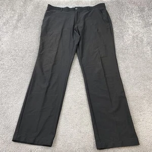 Adidas Golf Pants Men's 36x32 Black Stretch Flat Front Lightweight - Picture 1 of 12