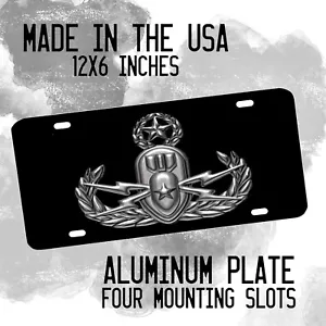 Placa de matrícula de aluminio Thin Blue Line Law Enforcement EOD Bomb Squad - Imagen 1 de 9