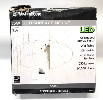 WESTINGHOUSE 75 W Montaje Superficial LED 6322800 3000K Foto 1 de 4