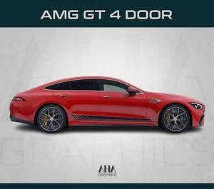 Mercedes Benz AMG GT 4 Door Coupe Side Stripes Decals - Picture 1 of 3