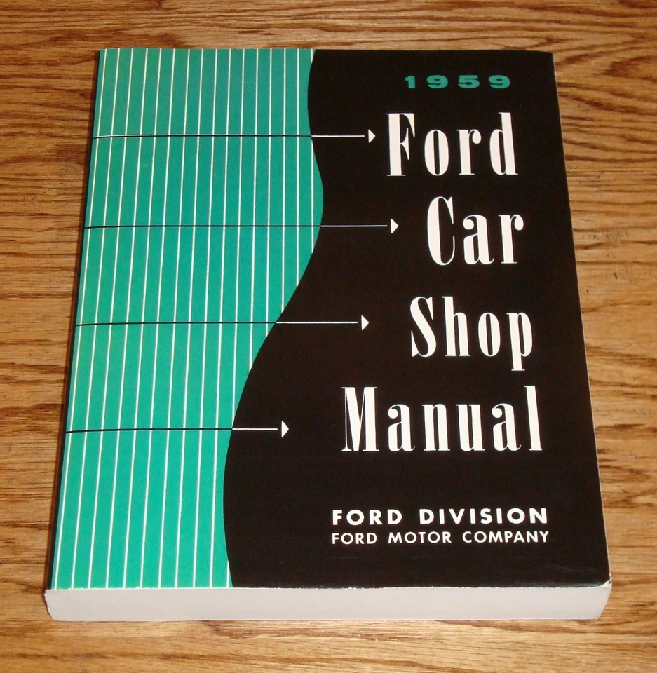 Ford Car Shop 1959 manual de servicio 59 Fairlane Galaxie Custom 300 Foto 1 de 1