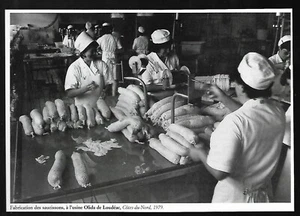 1987  --  FABRICATION DES SAUCISSONS  USINE OLIDA DE LOUDEAC 1979 .  3S745 - Picture 1 of 1