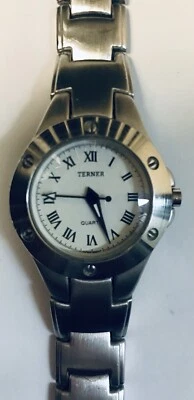Bijoux Terner Ladies Watch Quartz New Battery Matte Silver 7-1/4” Band - NICE! - Image 1 of 4