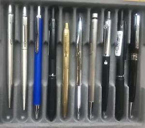 SOLD AS FOUND LOT 205: 10 x Kugelschreiber inkl. Rowi, Lamy, Cross, Senator 4act - Bild 1 von 1