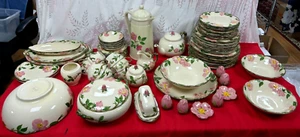 NEW-SET.of 73 PCS. Vintage Franciscan"" Desert Rose"" Dinning set.USA/England. - Picture 1 of 20