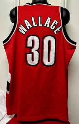 Camiseta de basquete Portland Trail blazers #30 Rasheed Wallace Nike XXL vermelha - usada - Imagem 1 de 4