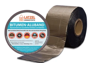Bitumenband Aluband Reparaturband Dichtband - Breite 100 mm Bleifarben - Bild 1 von 12