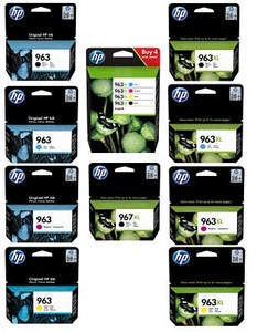 Oryginalny wkład atramentowy HP 963XL Officejet do 9010 9012 9015 9018 9020 9023 9028 - Zdjęcie 1 z 23