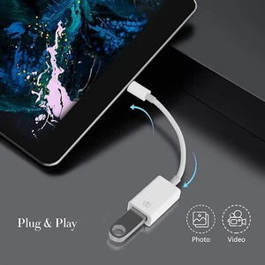 ✅8 Pin Lighting auf USB 3.0 Adapter Kabel USB Stick iPhone 11 12 13 14 Pro Max✅ - Bild 1 von 6