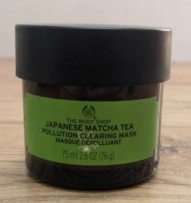 NEW The Body Shop Japanese Matcha Tea Pollution Clearing Face Mask 75ml - Image 1 of 4