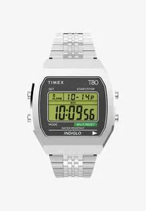 TIMEX T80 Steel - Herren Digital-Armbanduhr - silber - NEU in OVP - Bild 1 von 3