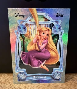Lámina de invierno azul Topps Disney Wonder Tier 1 2025 #74 Princesa Rapunzel SP - Imagen 1 de 2