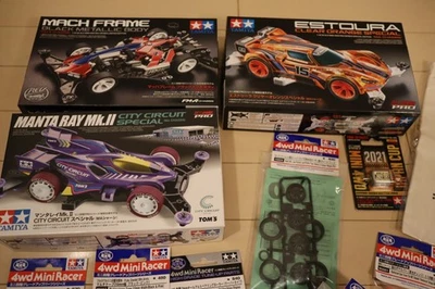 Tamiya Mini 4WD RACERS Kit &Parts Set From Japan - Image 1 of 4