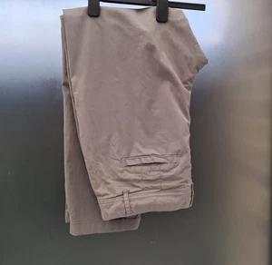 Fat Face Devon Chino Trousers UK 14, L26 Sage Green Cotton Straight Leg Mid Rise - Picture 1 of 16