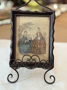 Antiker Modedruck Miroir des Modes Damen Lithographie - Bild 1 von 5