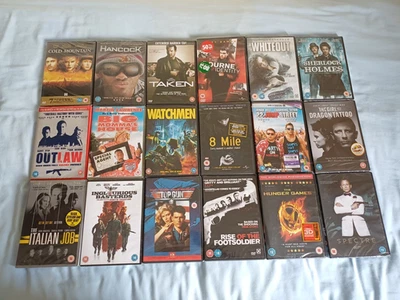 18 x Brand New & Sealed Action DVDs - Bild 1 von 4