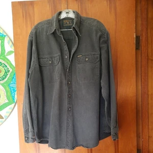VTG Woolrich Button Down Men's (XL-XXL) Brushed Flannel/cotton heavy shirt  6460 - Picture 1 of 2