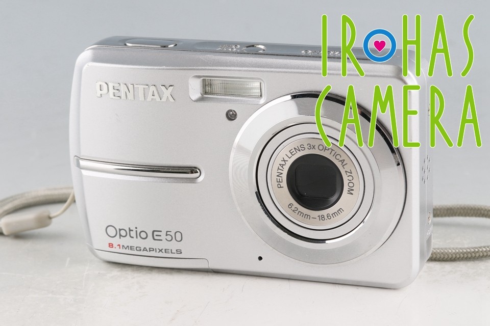 【K2127】 PENTAX Optio E50 ペンタックス オプティオ Amazon | PENTAX デジタルカメラ OPTIO E50 シルバー 810万画素