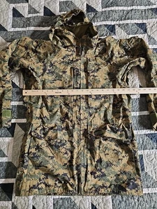 Chaqueta Parka USMC APECS GoreTex Woodland MARPAT Med/LG Larga *LEER* (C8) - Imagen 1 de 10
