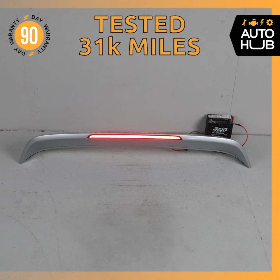 Alerón moldura tapa maletero 15-18 Porsche Cayenne 958 GTS plateado OEM 31k Foto 1 de 4