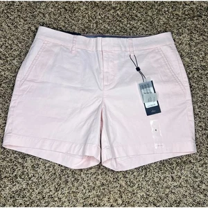 Pantaloncini donna Tommy Hilfiger Hollywood 5" blush rosa taglia 4 nuovi con etichette LEGGI - Foto 1 di 10