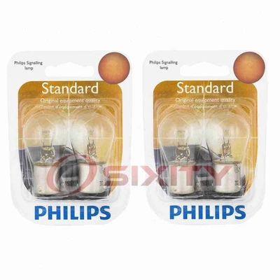 2 bombillas de luz de señal de giro trasera Philips para Saturn L100 L200 L300 LS LS1 ax Foto 1 de 4