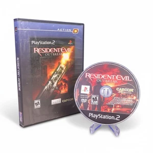 Resident Evil Outbreak (PlayStation 2 PS2) testato - video box Hollywood - Foto 1 di 1