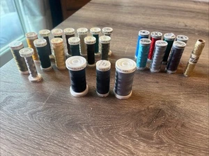 25 Spools Embroidery Threads Assorted Colors Sulky/Sewology 100% Rayon Used - Picture 1 of 5
